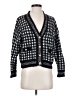 MNG Houndstooth Black Cardigan Size XXS - photo 1