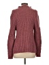 Leith Tweed Burgundy Turtleneck Sweater Size S - photo 2