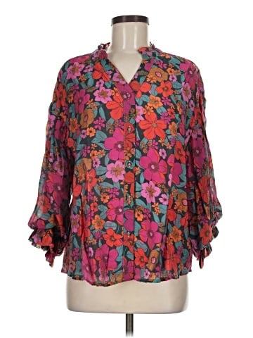 Fate 3/4 Sleeve Blouse (view 1)