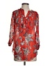 Leifsdottir Red Long Sleeve Blouse Size 0 - photo 1