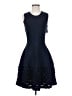Lela Rose Solid Blue Cocktail Dress Size S - photo 1