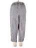 Solitaire 100% Rayon Solid Gray Casual Pants Size 3X - photo 1