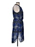 A.L.C. 100% Silk Paisley Blue Cocktail Dress Size M - photo 4