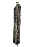 Topshop 100% Polyester Animal Print Gold Casual Dress Size 8 - 10 - photo 5