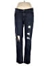 Just Black Hearts Blue Jeans Size 32 waist - photo 1