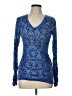 Marika Magic Blue Long Sleeve Top Size L - photo 1