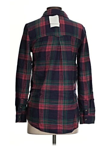 American Eagle Outfitters Long Sleeve Button-Down Shirt (view 2)