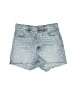 Express Blue Denim Shorts Size 10 - photo 1