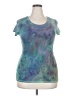 No Boundaries Tie-dye Teal Short Sleeve T-Shirt Size XXL - photo 1