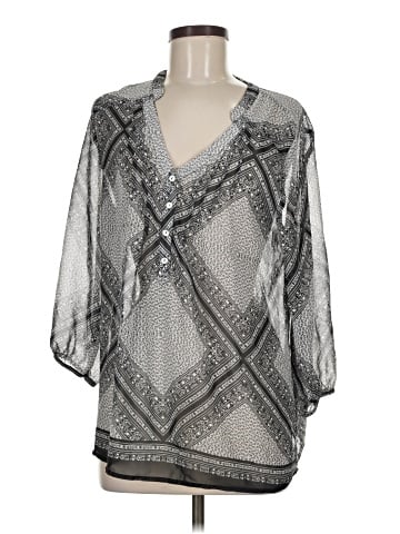 Quintessential 3/4 Sleeve Blouse (view 1)