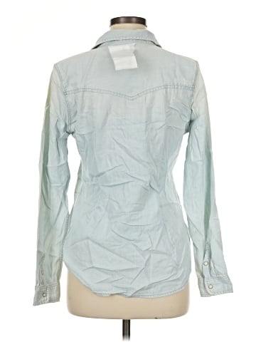 American Eagle Outfitters Long Sleeve Button-Down Shirt (view 2)