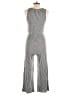 Caution to the Wind Metallic Silver Jumpsuit Size L - photo 2
