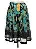 East5th 100% Polyester Print Green Casual Skirt Size 6 - photo 2