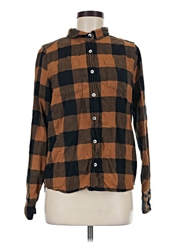 Pilcro and the Letterpress Long Sleeve Button-Down Shirt (view 1)