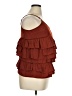 Who What Wear 100% Polyester Brown Sleeveless Blouse Size XL - photo 4