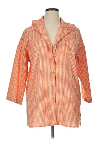 Caroline Rose 3/4 Sleeve Button-Down Shirt (view 1)