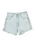 Zara Blue Denim Shorts Size 6 - photo 1