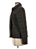 Banana Republic 100% Polyester Plaid Brown Coat Size S - photo 5