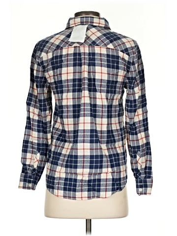J.Crew Factory Store Long Sleeve Button-Down Shirt (view 2)