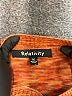 Relativity 100% Cotton Chevron-herringbone Orange Pullover Sweater Size 1X - photo 7