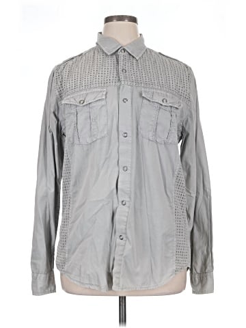 Bar III Long Sleeve Button-Down Shirt (view 1)