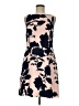 The Limited 100% Polyester Graphic Tan Cocktail Dress Size 6 - photo 1