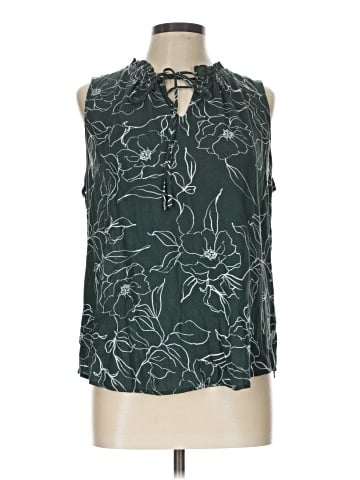 Olivia Grey Sleeveless T-Shirt (view 1)