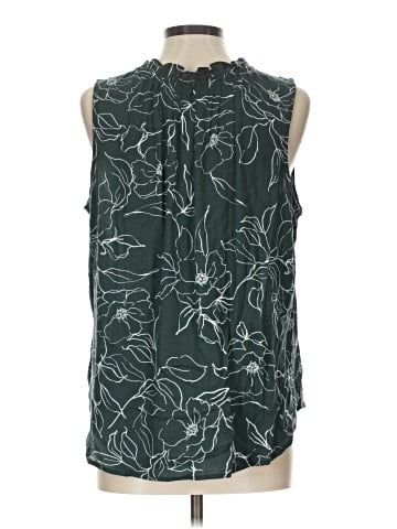 Olivia Grey Sleeveless T-Shirt (view 2)