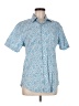 Bonobos Print Blue Short Sleeve Blouse Size M - photo 1