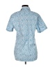 Bonobos Print Blue Short Sleeve Blouse Size M - photo 2
