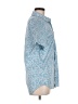 Bonobos Print Blue Short Sleeve Blouse Size M - photo 4