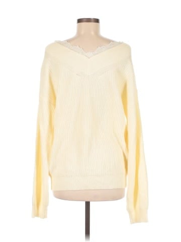Hem & Thread Pullover Sweater (view 2)