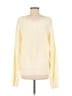 Hem & Thread 100% Acrylic Ivory Yellow Pullover Sweater Size M - photo 2