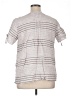 Talbots 100% Linen Gray Short Sleeve Top Size 12 - photo 2
