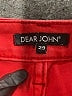 Dear John Solid Red Shorts Size 29 waist - photo 3