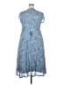 April Cornell 100% Rayon Blue Casual Dress Size XXL - photo 2