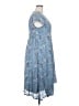 April Cornell 100% Rayon Blue Casual Dress Size XXL - photo 4