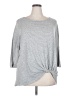 Gibson Gray 3/4 Sleeve Top Size XXL (estimated) - photo 1