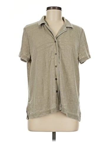 Jane and Delancey Short Sleeve Button-Down Shirt (view 1)