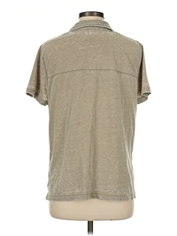 Jane and Delancey Short Sleeve Button-Down Shirt (view 2)