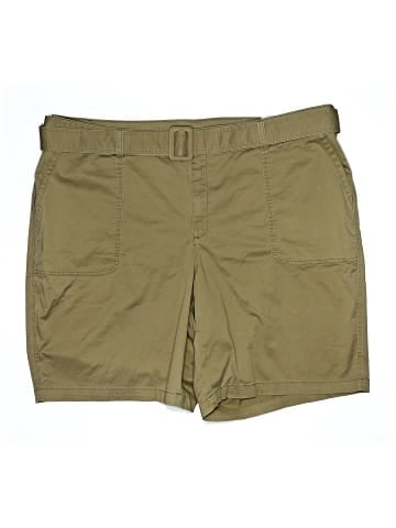 Lane Bryant Khaki Shorts (view 1)
