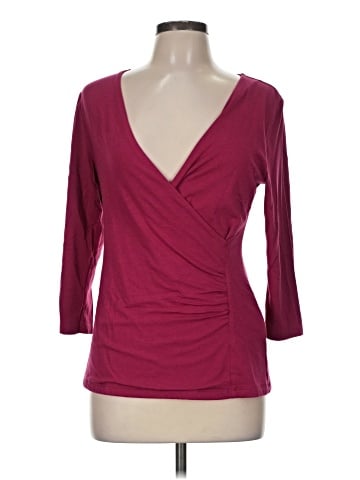 Soft Surroundings 3/4 Sleeve Top (view 1)