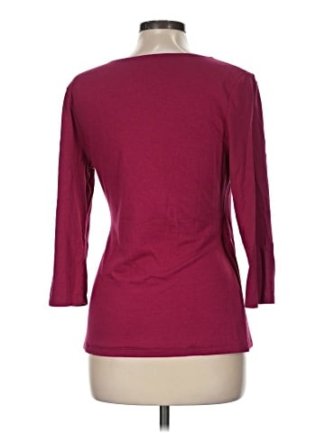 Soft Surroundings 3/4 Sleeve Top (view 2)