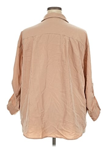 Old Navy 3/4 Sleeve Button-Down Shirt (view 2)