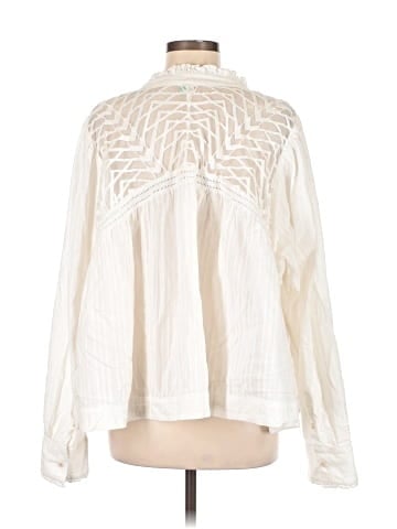 Anthropologie Long Sleeve Blouse (view 2)