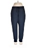 Active by Old Navy Solid Blue Track Pants Size Lg Petite - photo 1