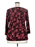 JM Collection Red 3/4 Sleeve Blouse Size XXL - photo 2