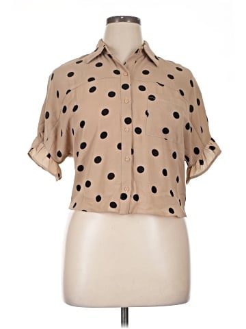 June & Hudson Short Sleeve Blouse (view 1)