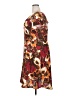 Avenue 100% Polyester Print Brown Casual Dress Size 18 Plus - photo 5