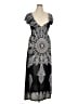 Earthbound Trading Co. Paisley Black Cocktail Dress Size XL - photo 1